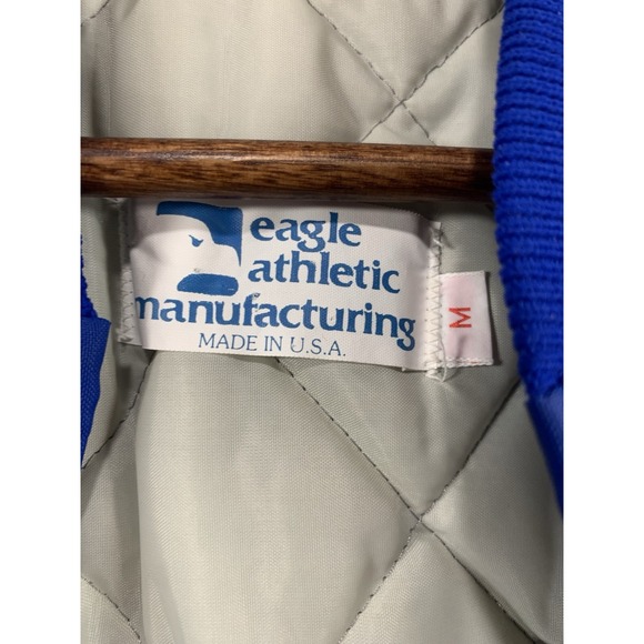 VTG Eagle Athletic USA Variety Bomber Stadium Jacket M Gold Medal General Mills - Picture 5 of 6